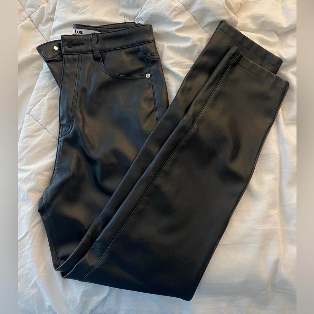 BecauseOfAlice Leather Trousers
